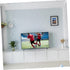 INOOMP 2 Pcs Tv Mounting Brackets for Tvs Plastic Tabletop Stand with Non Slip Base Pad for Living Room Bedroom Cabinet