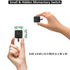 2pcs Mini Momentary Push Button Switch, 12V 24V Prewired Surface Mount Switch with Cover