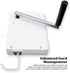 LLPGETRR Roller Blinds Cord Winder Window Shutters Belt Winder Belt Including Crank Handle Roller Shutter Strap Repair