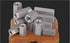 5PCS M6 X 1-Pitch 10mm Length 304 Stainless Steel Metric Hex Coupling Nut