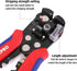 WORKPRO Self Adjusting Wire Stripper, 3-in-1 Automatic Wire Stripper/Cutter/Crimper, 8 Inch Multi Pliers