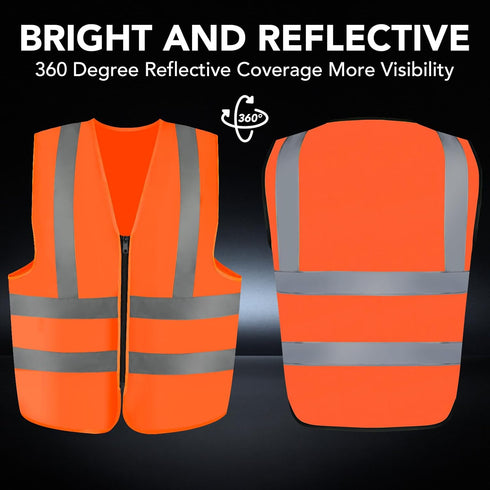 3-Pack Safety Vest for Women and Men