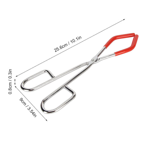 Labs Beaker Tongs, Rubber Coated Chemical Tool for 50mL-2000mL Beakers, Made of Steel with Rubber Sleeves