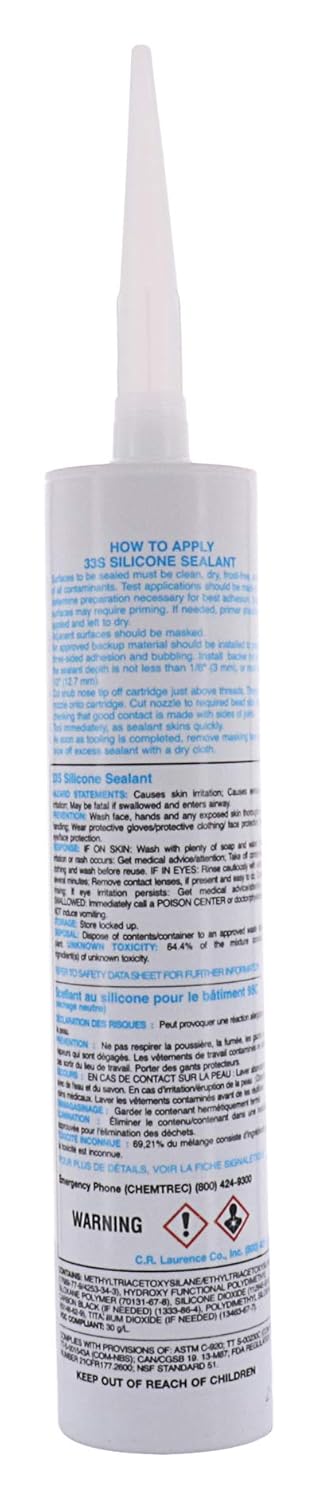 CRL 33S Aluminum Silicone Sealant