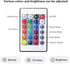 16 MIFXIN Crystal Table Lamp RGB Colors Changing Remote Control Diamond Crystal Lamp USB Charging Touch Light