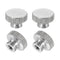 uxcell Knurled Thumb Nuts - 4Pcs M3 x D11mm x H7mm Stainless Steel Round Knobs for 3D Printer Parts