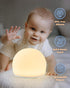 WattBubble 13 30 Night Light for Kids, Soft Egg Light with Colors Changing Mode, Interactive Tap Light Stress Relief