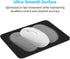 Dapesuom Small Mouse Pad, 6 x 8 Inch Thick Rubber Non-Slip Portable Mini Mat for Office and Travel, Black