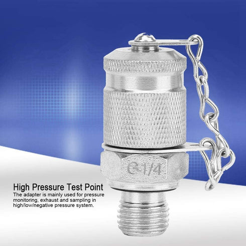 Walfront G1/4-M16x2 Hydraulic Test Adapter Hose Fitting - High Pressure Measuring Point Coupling