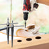 2Pcs Bridge Pin Hole Reamer Set, 3-13mm(1/8''-1/2'') & 5-16mm( -5/8") T Handle Taper Reamer, Chamfer Reaming Tool