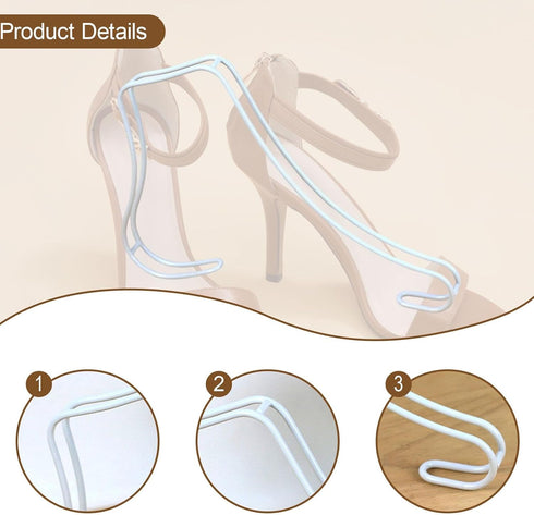 UGPLM 2Pcs Sandal Shoes Display Stand Inserts for High Heels Sandal Shoe Display Rack