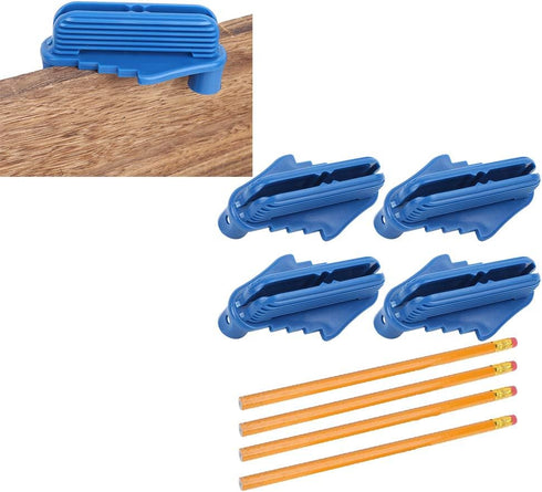 Jeanoko 4pcs Center Finder Tool, Practical Woodworking Center Line Scriber Gauge, Multifunctional Marking Tools