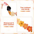 Whaline 24Pcs Groovy Retro Hippie Flower Magnetic Bulletin Board Border for Office Classroom Decor
