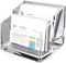 Velarionna Acrylic Business Card Holder for Desk 2 Tier 2 Slots, Clear Business