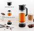 12 OZ 2 Pack Aelga Coffee Syrup Dispenser, Honey Dispenser, Glass Syrup Bottles with Handle, No Drip Pouring, Coffee