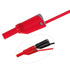 Goupchn 5PCS Silicone Test Leads, 4mm Banana Plug, Fully Insulated Safety Shrouded, Soft Wire Extension Cable for
