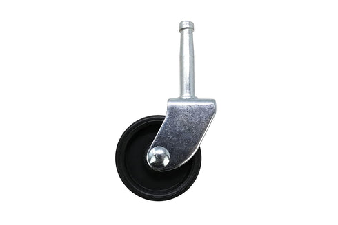 Shepherd Hardware 9557 1-1/4-Inch Plastic Stem Casters, 4-Pack, Black