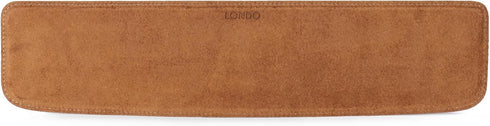 Londo Genuine Leather Keyboard Pad, Large Brown Ergonomic Support for Comfortable Typing at Home and Work