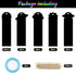 CY2SIDE 72PCS 9 Solar System Planets Scratch Bookmarks for Kids, Outer Space Theme Scratch Card Craft Kits, Galaxy Star