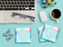 Butler in the Home Sticky Notes 12 Pack, 3"x3", 50 Sheets/Pad, Proverbs 31:25, Cute Funny Note Pads Stationery