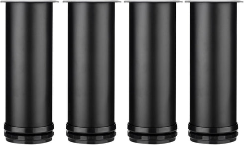 HJYCLFAZU SpeeSy Pack of 4 Adjustable Furniture feet, Metal Table Legs, Stainless Steel