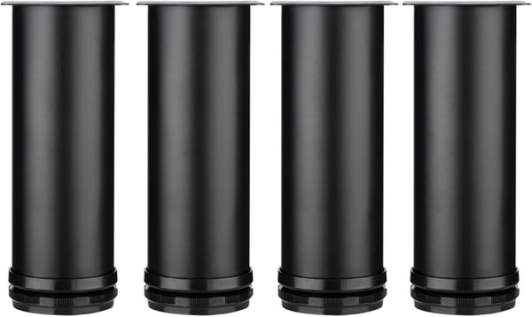 HJYCLFAZU SpeeSy Pack of 4 Adjustable Furniture feet, Metal Table Legs, Stainless Steel