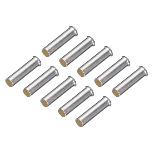 MECCANIXITY 1000 Pcs Non Insulated Butt Connectors, 16AWG Wire Connector for Electrical Crimp Ferrule Terminals