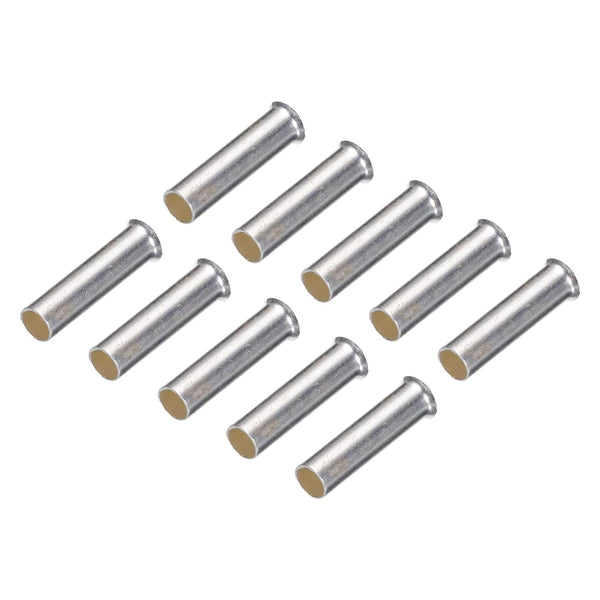 MECCANIXITY 1000 Pcs Non Insulated Butt Connectors, 16AWG Wire Connector for Electrical Crimp Ferrule Terminals