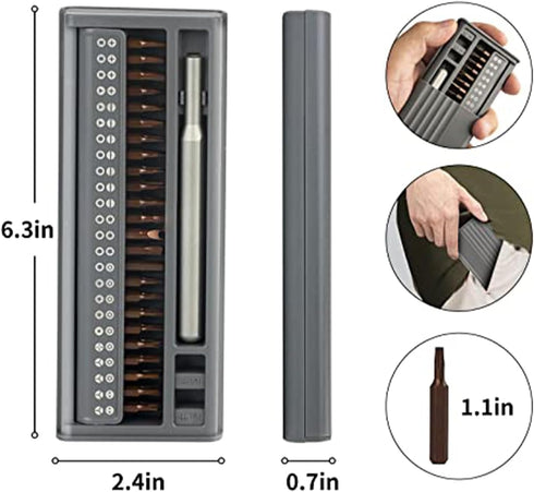 50 in 1 Precision Screwdriver Set, Mini Magnetic Screwdriver Set with Case Repair Tool Kit for Phone, Watch, Eyeglass, Laptop, Xbox Controller Repair Kit, etc. by SahncaiTechTrade