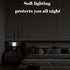 FSHVQKD Eucalyptus Branches and Roses Night Light,Plug-in Nightlights Auto Sensor Night Lamp Dusk to Dawn Lamp Home