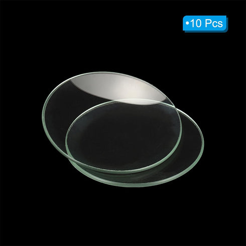 PATIKIL 60mm Diameter Watch Glass, 10 Pack Beaker Cover with Smooth Edges for Laboratory