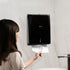 Commercial 10.83"x4.53"x14.65" 1 JSD-3300B-2 Karat Black Multi-Fold Paper Towel Dispenser - Wall Mount, Touchless