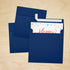 LUXPaper Square Invitation Envelopes, Peel & Press, 6" x 6", Navy Blue, 80lb. Text, 50 Qty