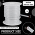 32.8Ft 1/8 inch 1/4 inch BENECREAT Silicone Tubing, Flexible Pure Silicone Hose, ID / OD High Temp Hose for Home