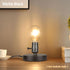 Vintage Table Lamp Base Only, Mini Basic Edison Light Bulb Stand, E26 E27 Short Desk Lamps for Small Spaces with 5.75'