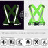 Reflective Strap Safety Vest, Lightweight and Adjustable Hi Vis Running Gear for Jogging, Walking, Cycling