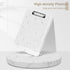 Clipboard with Storage, 8.5x11" Heavy Duty Plastic Clipboards with Pen Holder and A4 Legal Paper Folder, White