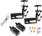 Replacement Safety Sensors & Brackets for Liftmaster Chamberlain Sears Garage Openers (801CB-P, 41A5034)