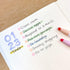 Kuretake Zig Clean Color Dot Pens Water Based Marker Single, 6 Mild Colors Set (TCSD-6100/6V)