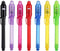 SCStyle Invisible Ink Pen, 7 Pcs, Spy Marker for Secret Messages, Gift for Kids, Invisible Ink with UV Light