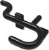 JSP Manufacturing Peg Board Non-Locking Plastic J Hook Style Hooks - Garage Tool Storage Accessories (500, Black)