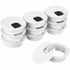 SATINIOR 10 Packs Desk Cable Wire Grommet Cord, Plastic Grommet Cord Organizers, 2 Inch, White
