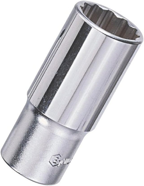 Genius Tools 3/8" Dr. 10mm Deep Hand Socket (12-Point) - 336310 by GENIUS TOOLS