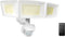 TECKNET 7500LM Motion Sensor Outdoor Lights, 150-LED 3-Head Security Light with Remote