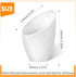 ZUDKSUY 6 1.57" Pcs White Horseshoe Lamp Shades (U-Shade) with Hole, PE Plastic Shade for Table Lamp & Pendant Light