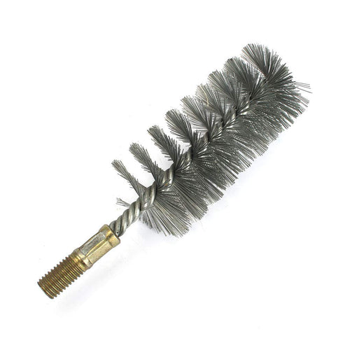 1Pc 2" Stainless Steel Round Pipe Tube Cylinder Bores; Wire Cleaning Brush 50mm