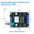 2Pcs Board,TPA3116D2 2x50W 5V 12V 24V Digital Amplifier Dual Channel Audio Stereo AMP High Power Digital Subwoofer