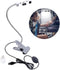 ZJchao Clip on Light, Makeup LED Lamp for Eyebrow, Lip, Beauty Salon, Desktop Reading Light with Clip