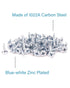 200pcs #6x5/8 Flat Head Phillips Drywall Screws, Fine Thread Sharp Point Wood Screws, Zinc Coated Carbon Steel