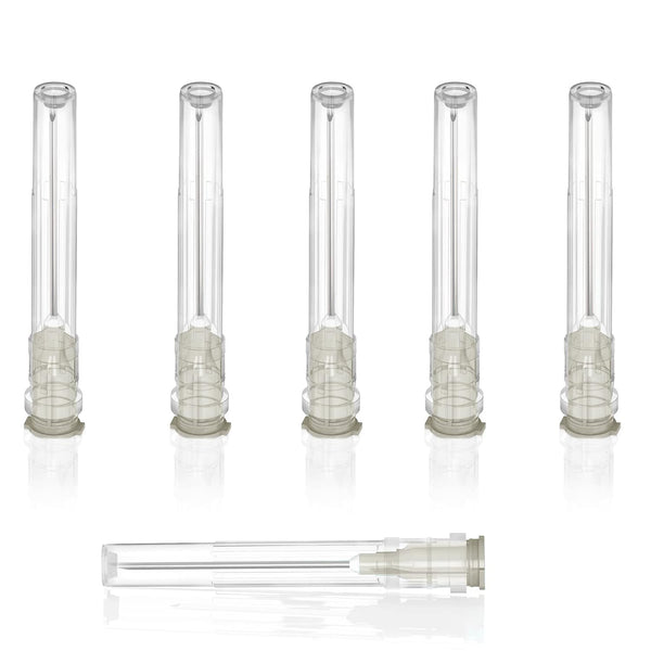 100Pack 22Ga 1Inch/25mm Disposable Dispensing Lab Supplies, Individually Sealed Packaging